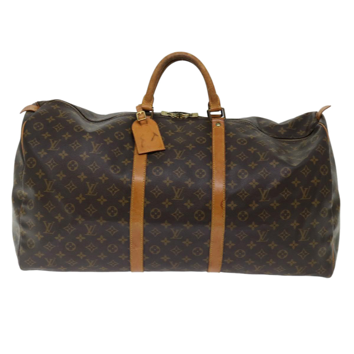 LOUIS VUITTON Monogram Keepall 60 Boston Bag M41422 LV 70841