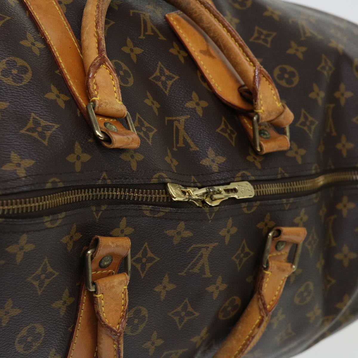 LOUIS VUITTON Monogram Keepall 60 Boston Bag M41422 LV 70841