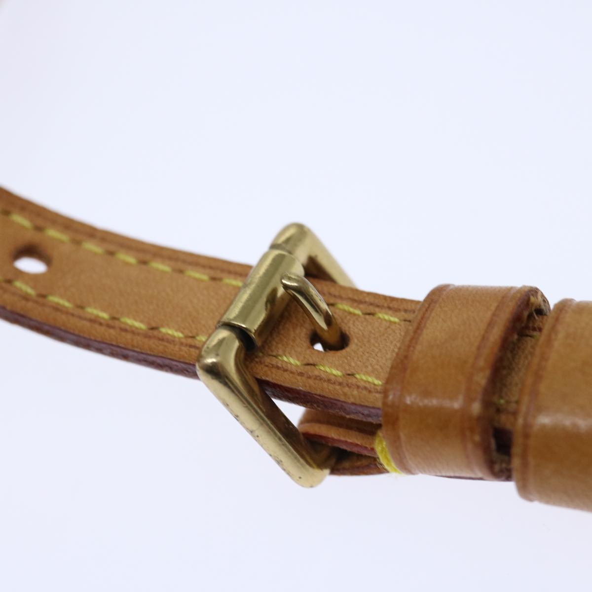LOUIS VUITTON Adjustable Shoulder Strap Leather 40.2""-47.2"" Beige 70853