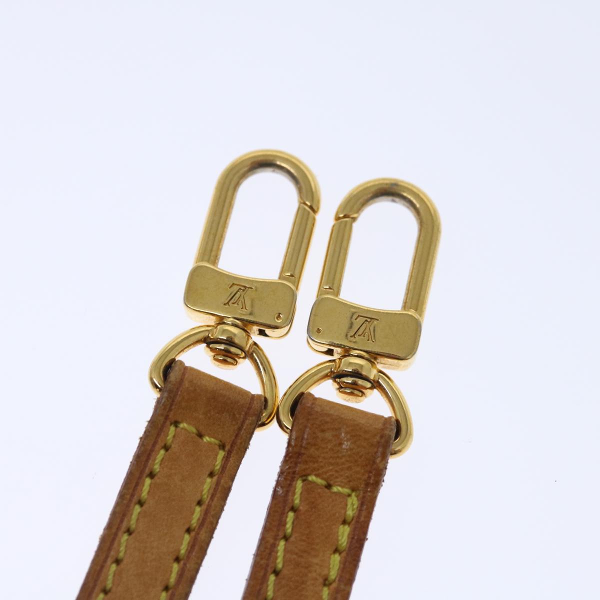 LOUIS VUITTON Adjustable Shoulder Strap Leather 40.2""-47.2"" Beige 70853
