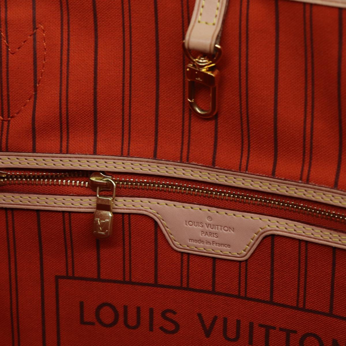 LOUIS VUITTON Monogram Neverfull MM Tote Bag M40156 LV 70859SA
