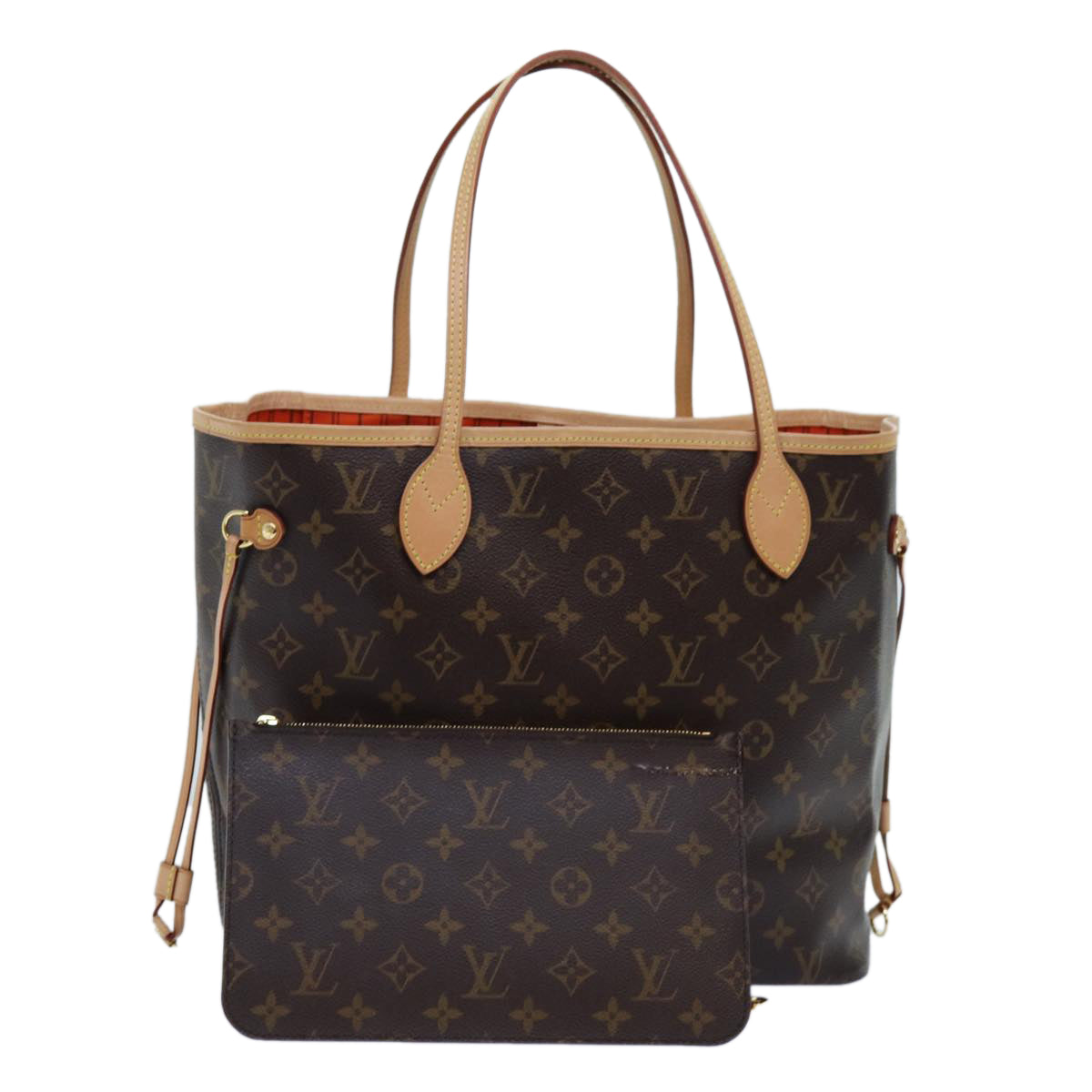 LOUIS VUITTON Monogram Neverfull MM Tote Bag M40156 LV 70859SA