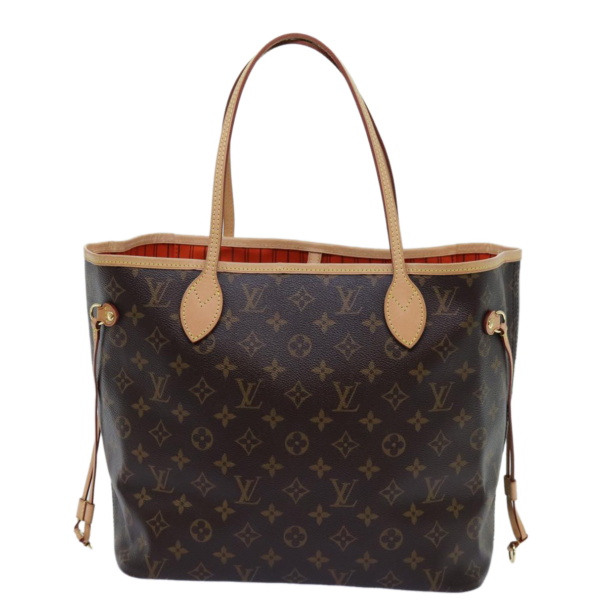 LOUIS VUITTON Monogram Neverfull MM Tote Bag M40156 LV 70859SA