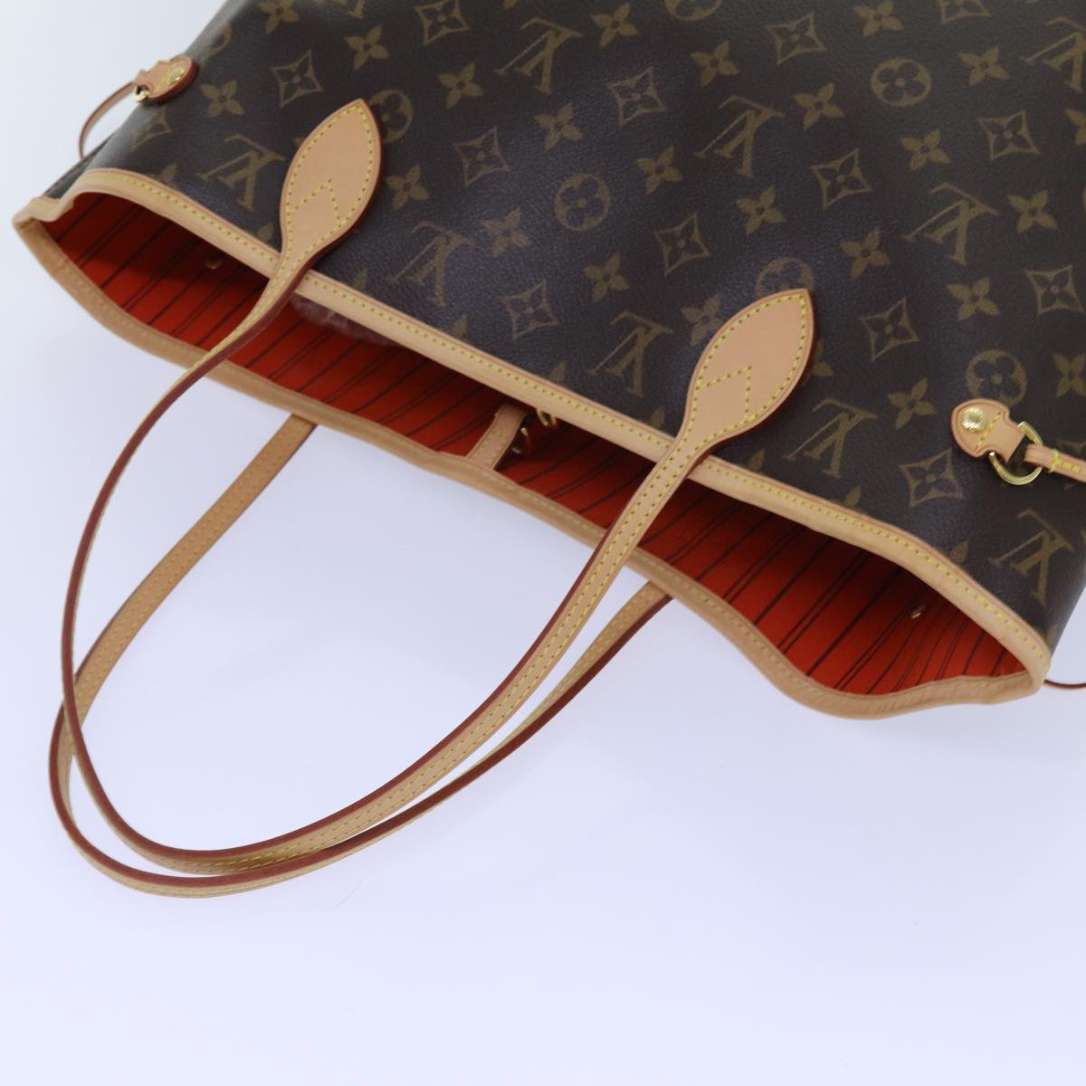 LOUIS VUITTON Monogram Neverfull MM Tote Bag M40156 LV 70859SA