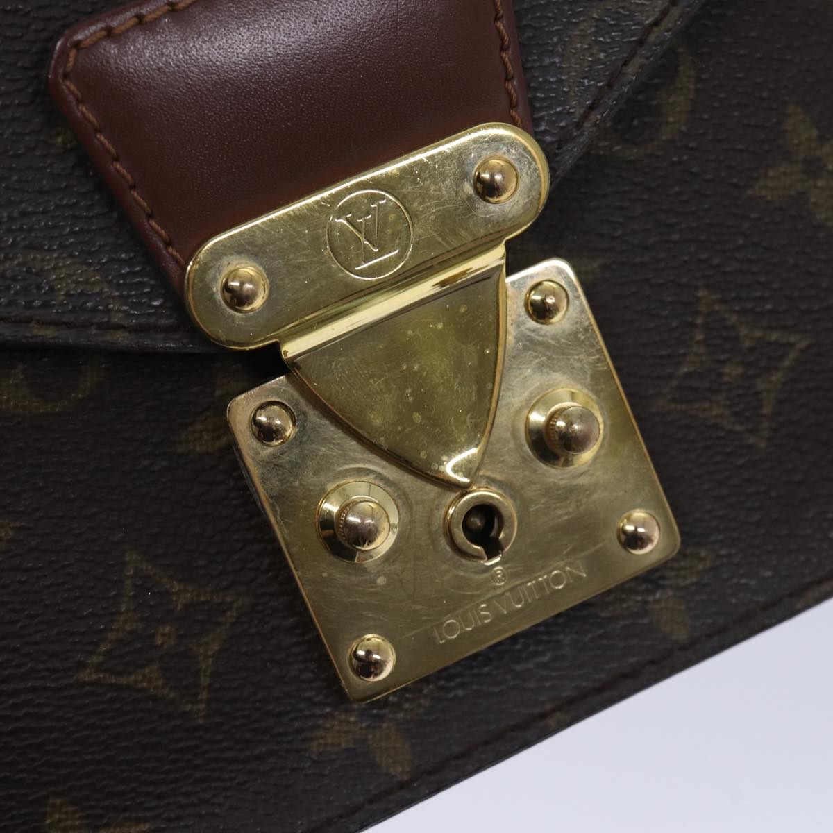 LOUIS VUITTON Monogram Monceau 28 Hand Bag 2way M51185 LV 70947