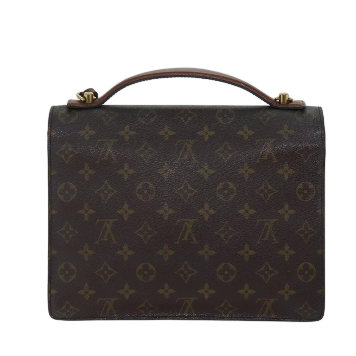 LOUIS VUITTON Monogram Monceau 28 Hand Bag 2way M51185 LV 70947