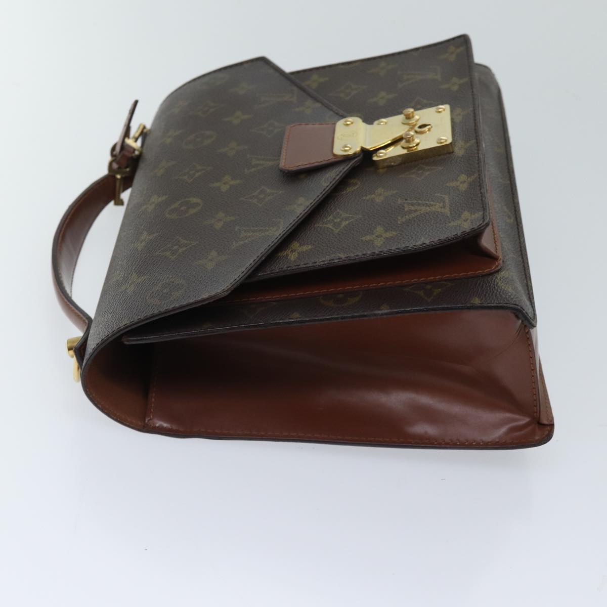 LOUIS VUITTON Monogram Monceau 28 Hand Bag 2way M51185 LV 70947