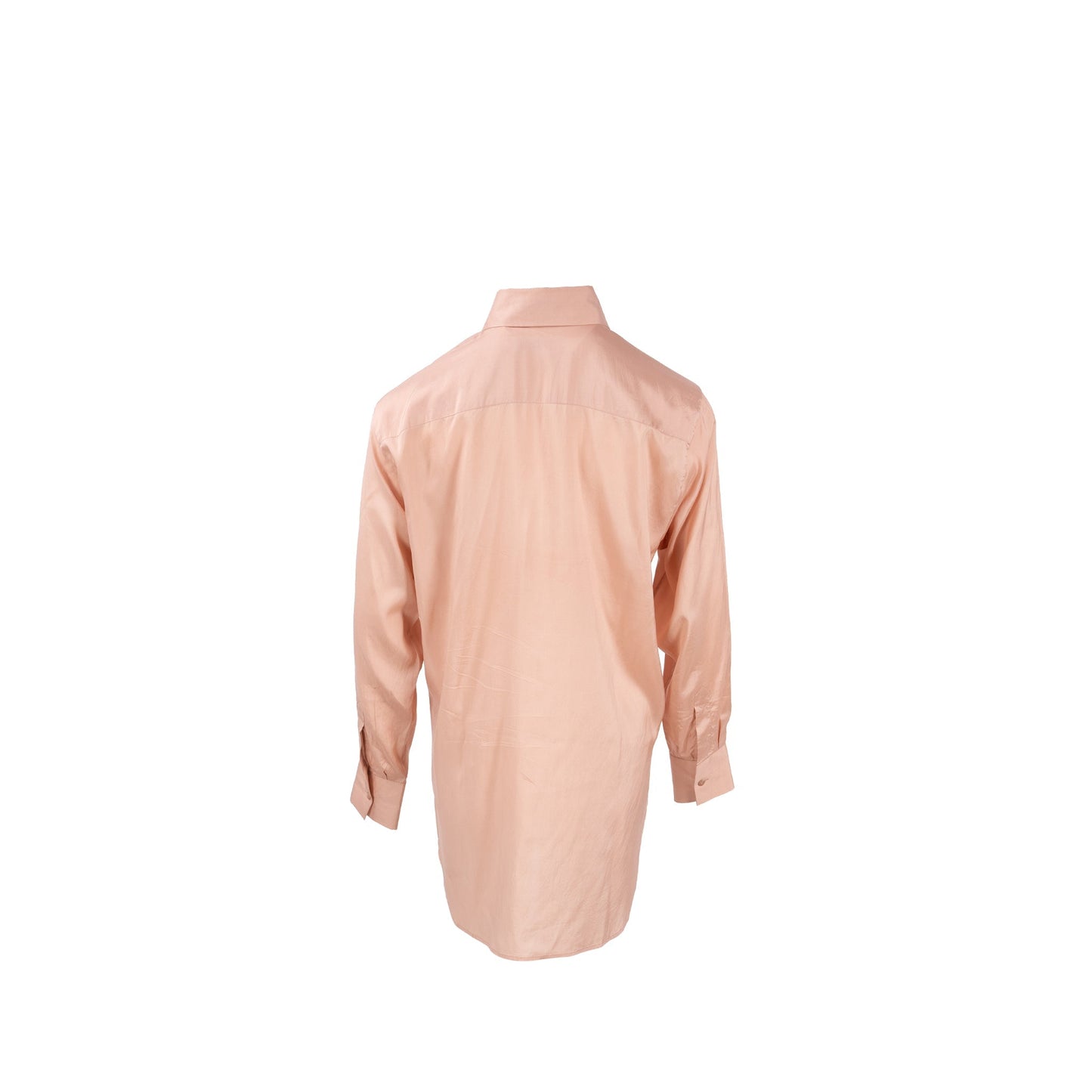 Luxury Dior Size 34 Satin Blouse Silk Pink