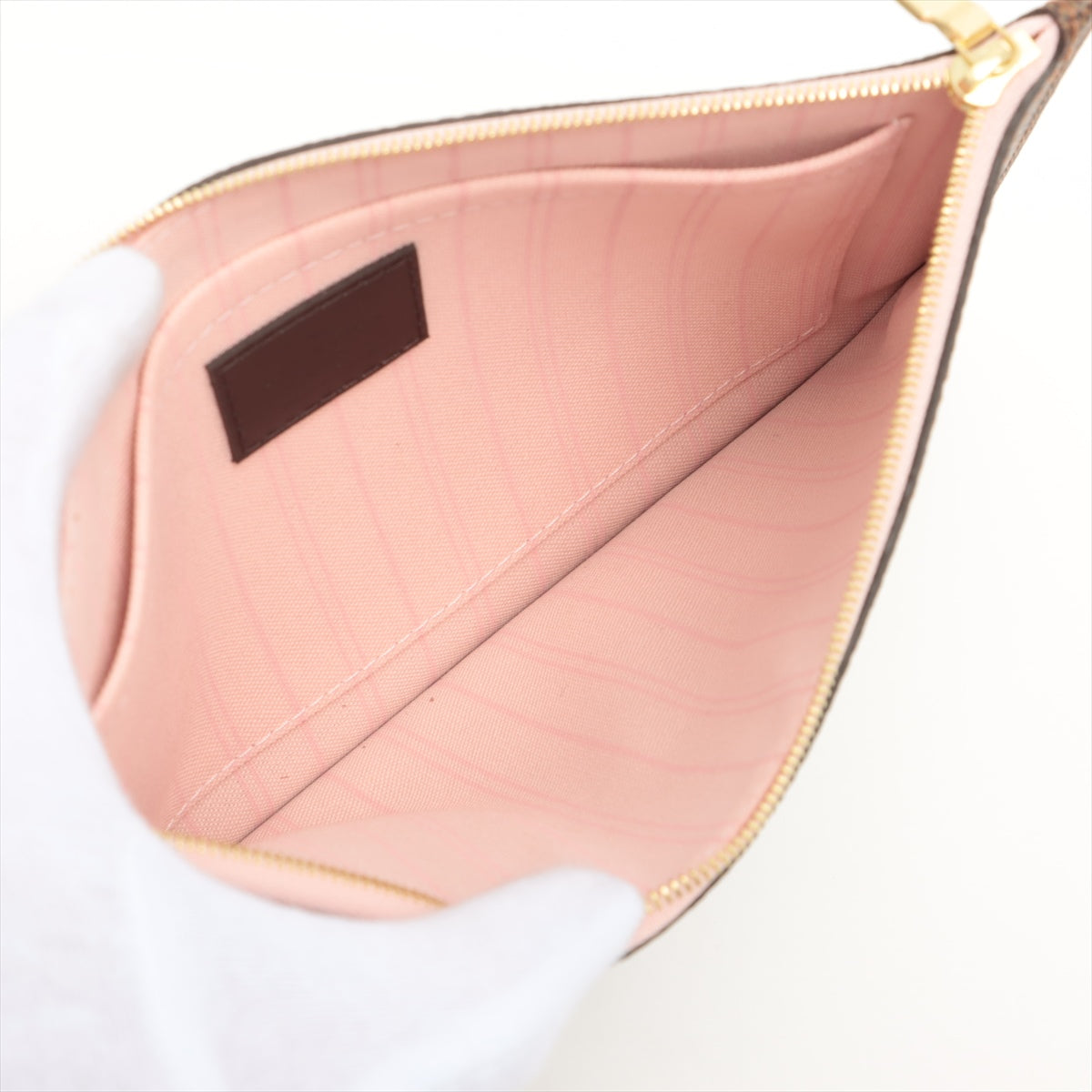 Louis Vuitton Damier Neverfull MM N41603 Part  the pocket broken