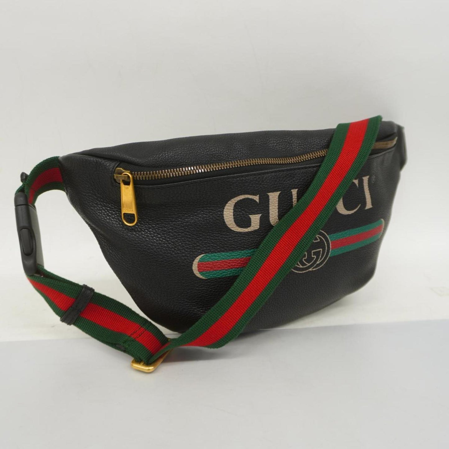 Luxury Gucci Trending 2025 Gg Imprimé  Leather Shoulder Bag ()
