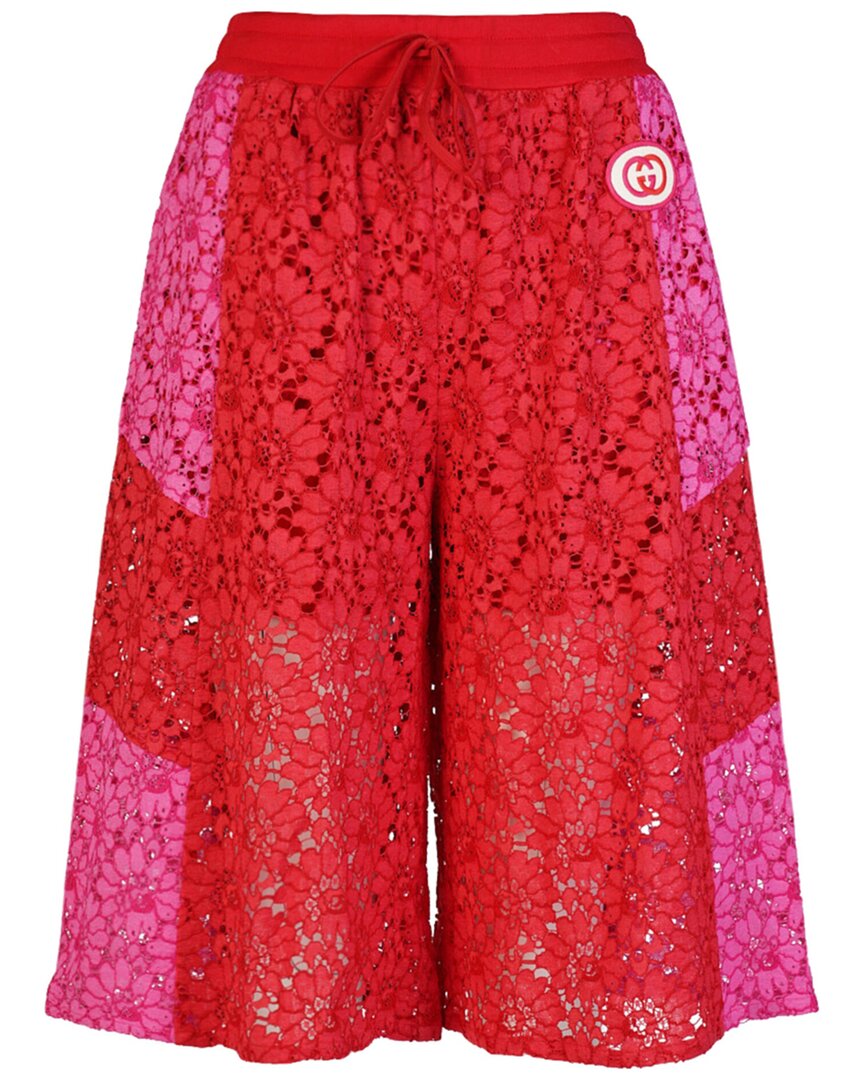 Luxury Gucci Trending 2025 Lace & Intarsia Pant