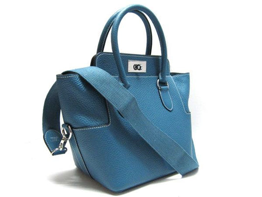 Luxury Hermes Toolbox H1220M Ladies Blue