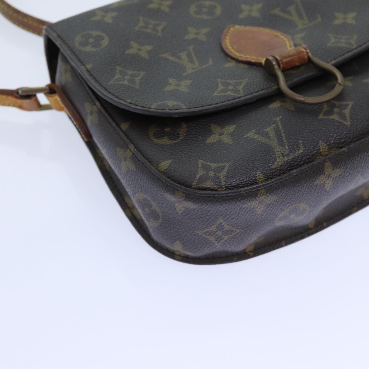LOUIS VUITTON Monogram Saint Cloud MM Shoulder Bag M51243 LV 71218