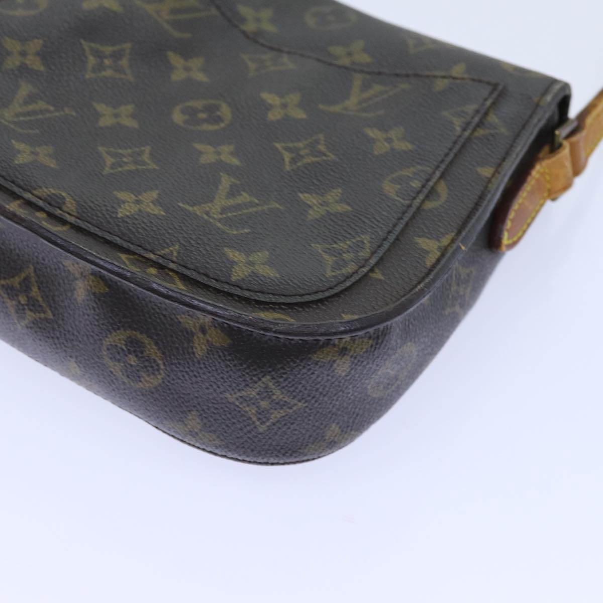 LOUIS VUITTON Monogram Saint Cloud MM Shoulder Bag M51243 LV 71218