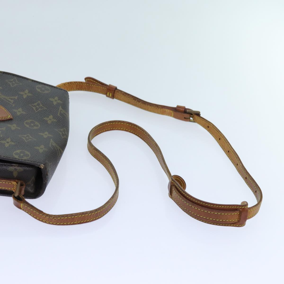 LOUIS VUITTON Monogram Saint Cloud MM Shoulder Bag M51243 LV 71218