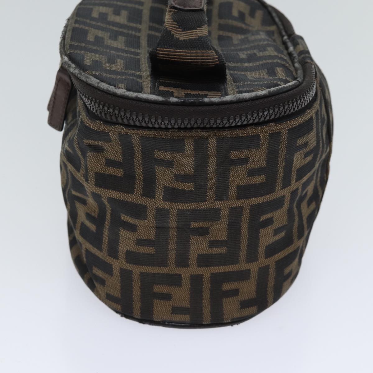 Luxury Fendi Zucca Canvas Vanity Cosmetic Pouch Brown71232