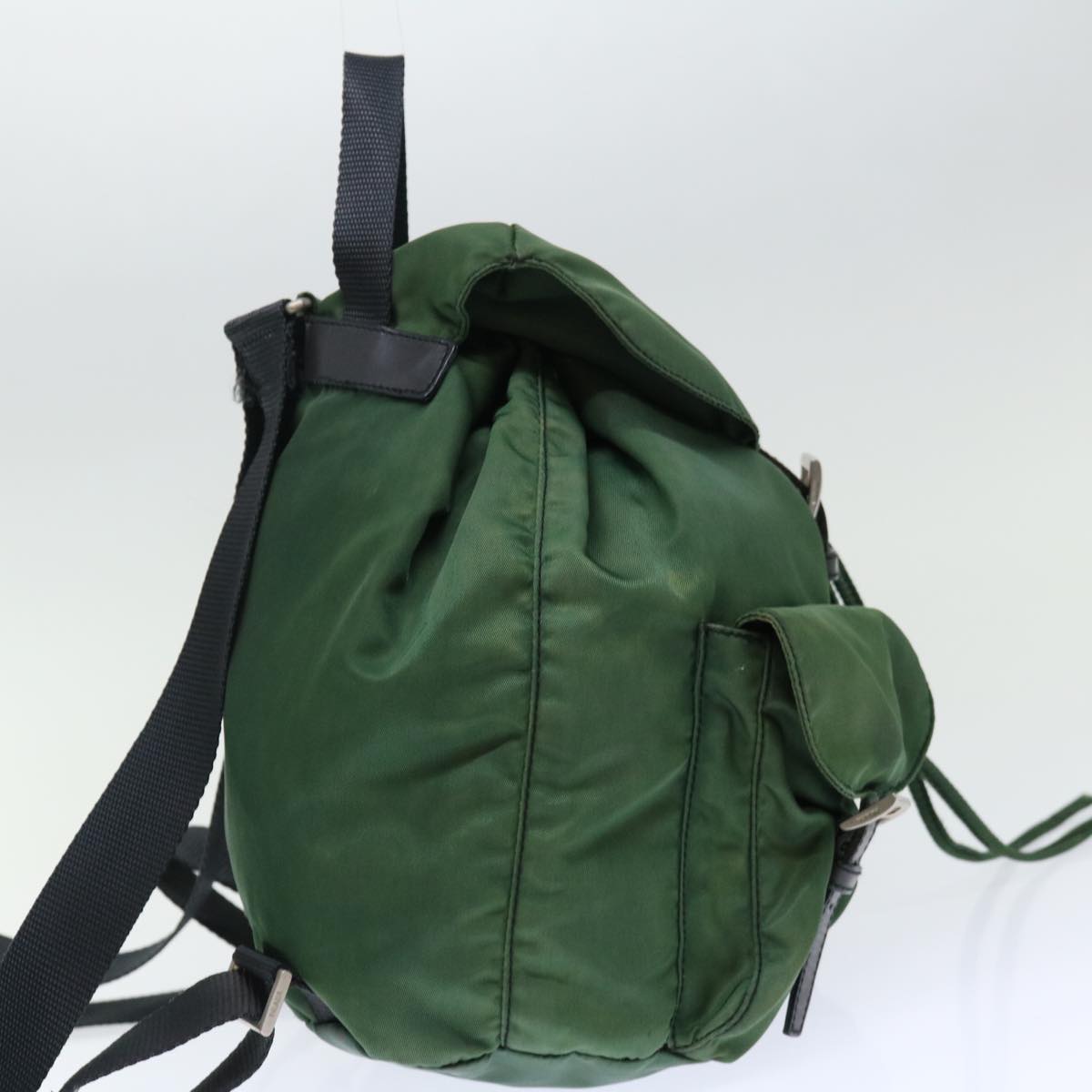 Luxury PradaBackpack Nylon Green 71296