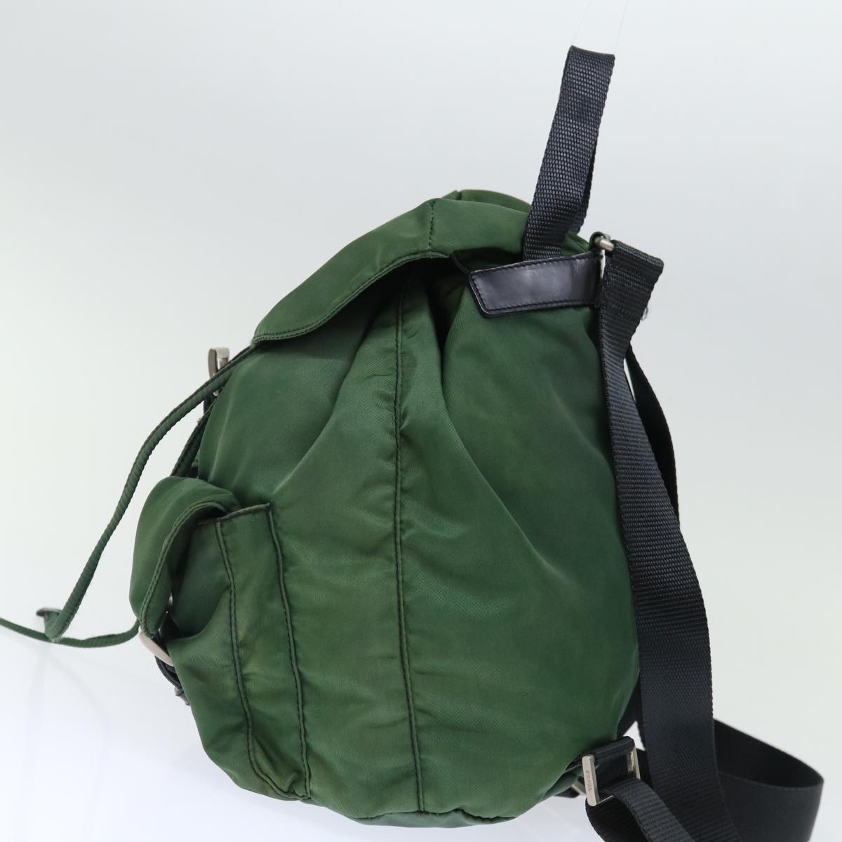 Luxury PradaBackpack Nylon Green 71296