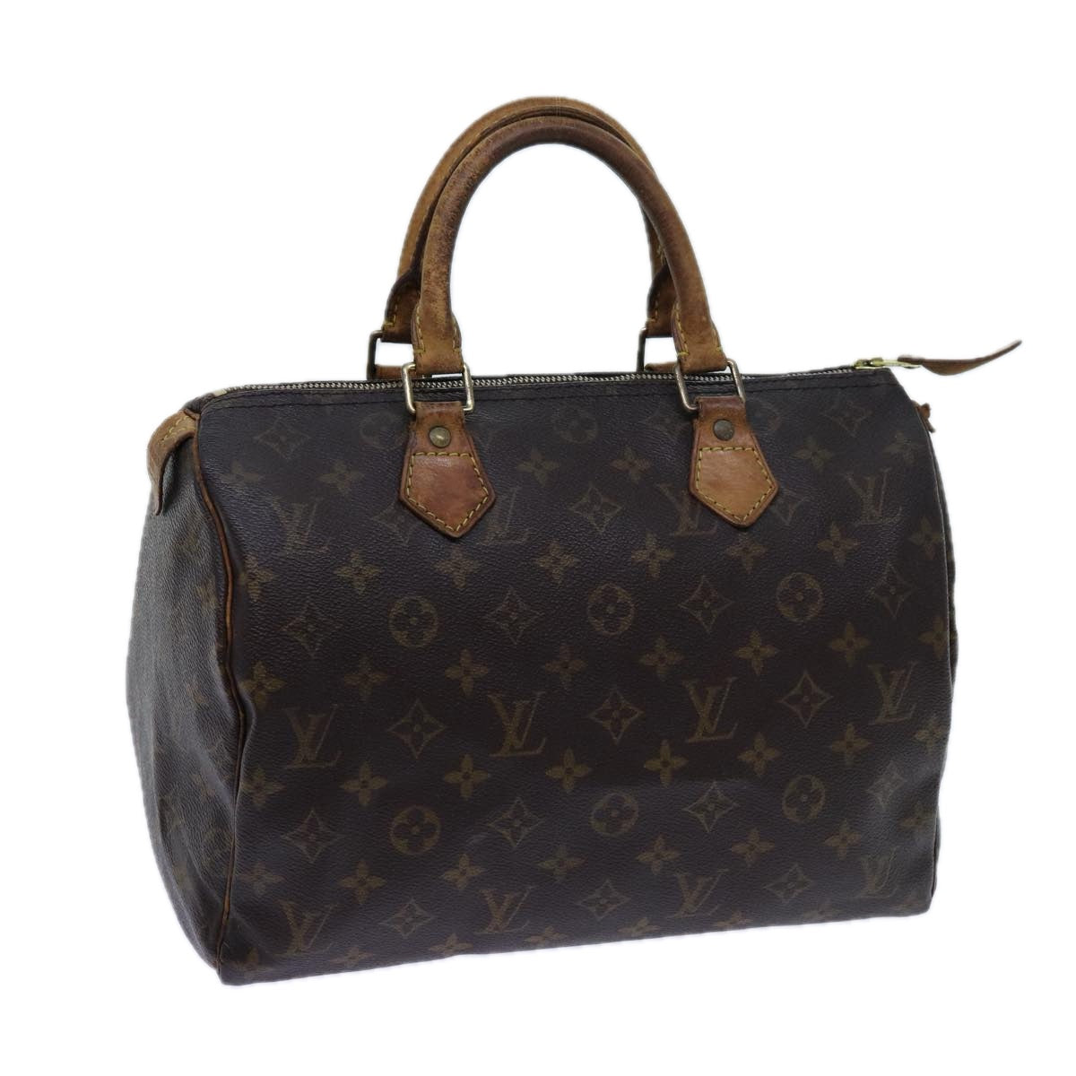 LOUIS VUITTON Monogram Speedy 30 Hand Bag M41526 LV 71383
