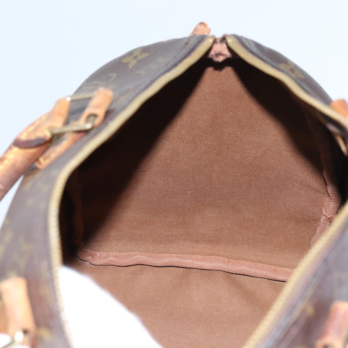 LOUIS VUITTON Monogram Speedy 30 Hand Bag M41526 LV 71383