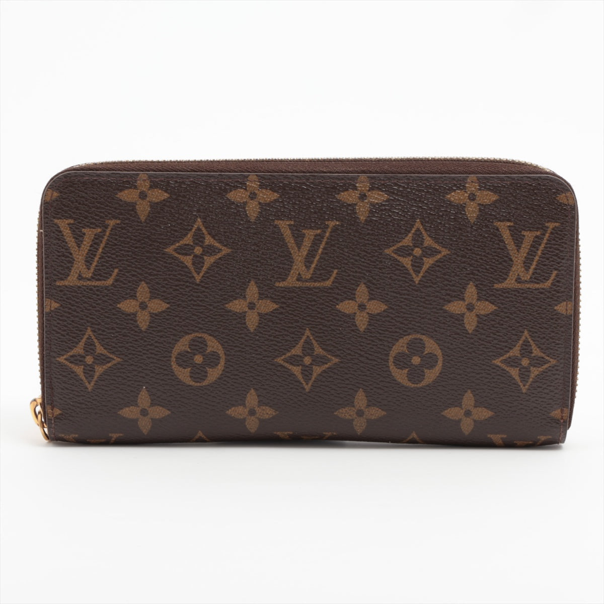 Louis Vuitton Monogram  Wallet M60017 Brown Round Zip Wallet