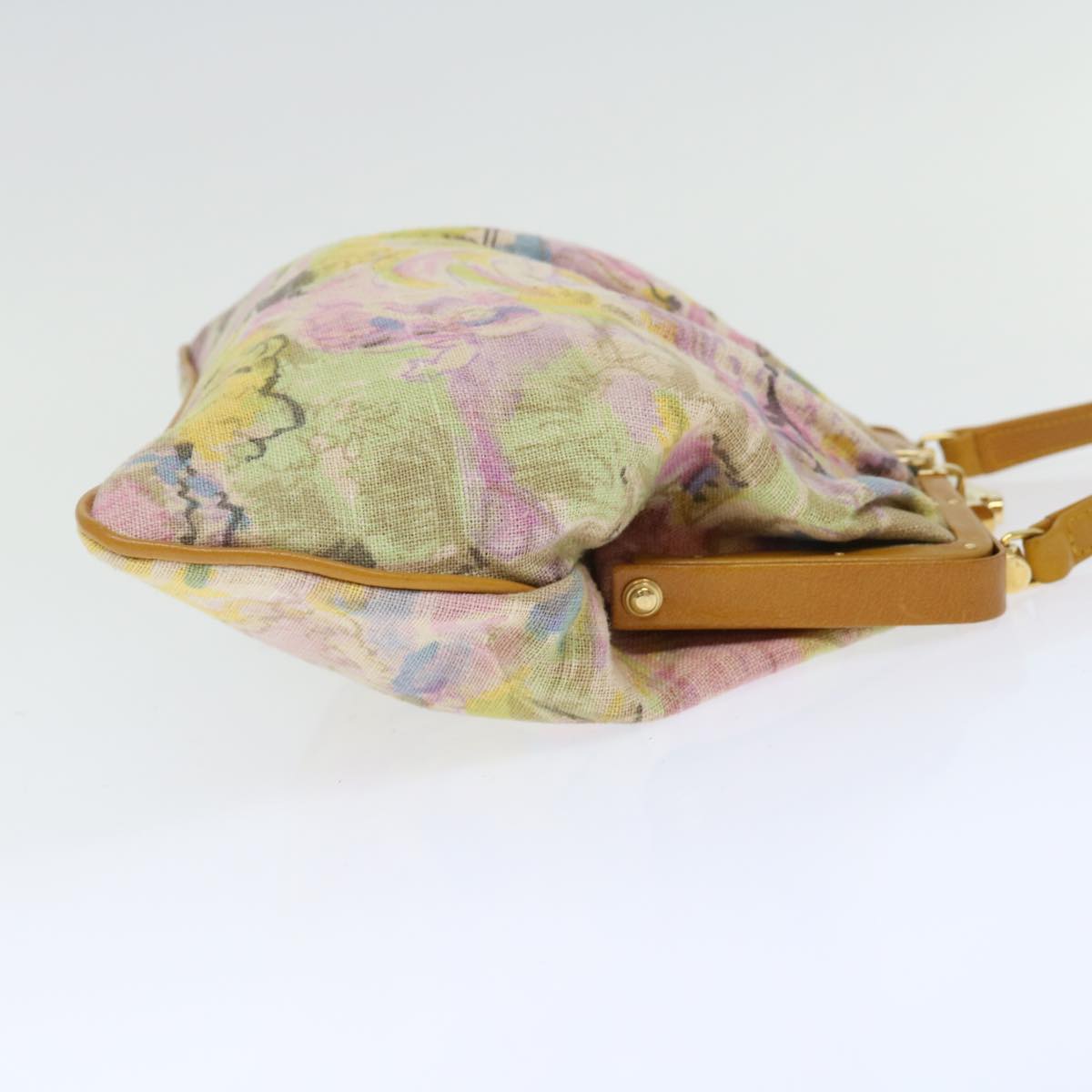 Luxury Fendi Hand Bag Canvas Beige Pink71568