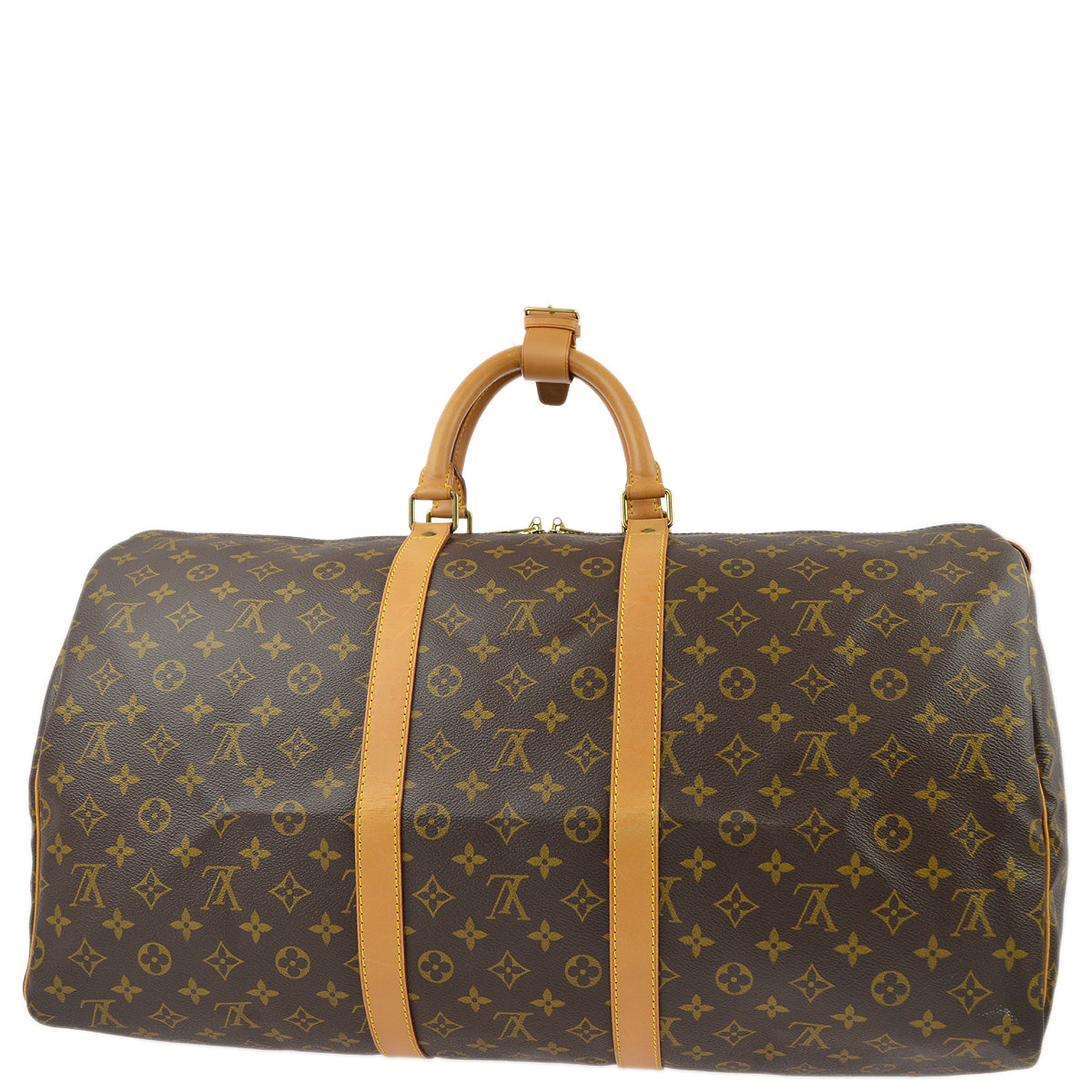 Louis Vuitton Monogram Keepall 55 Travel Duffle Handbag M41424