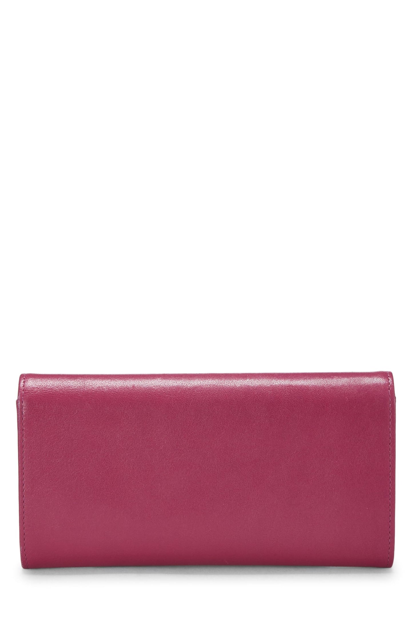 Chanel,  Purple Calfskin 'CC' Long Wallet, Purple
