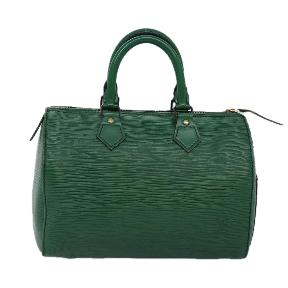 LOUIS VUITTON Epi Speedy 25 Hand Bag Borneo Green M43014 LV 71659