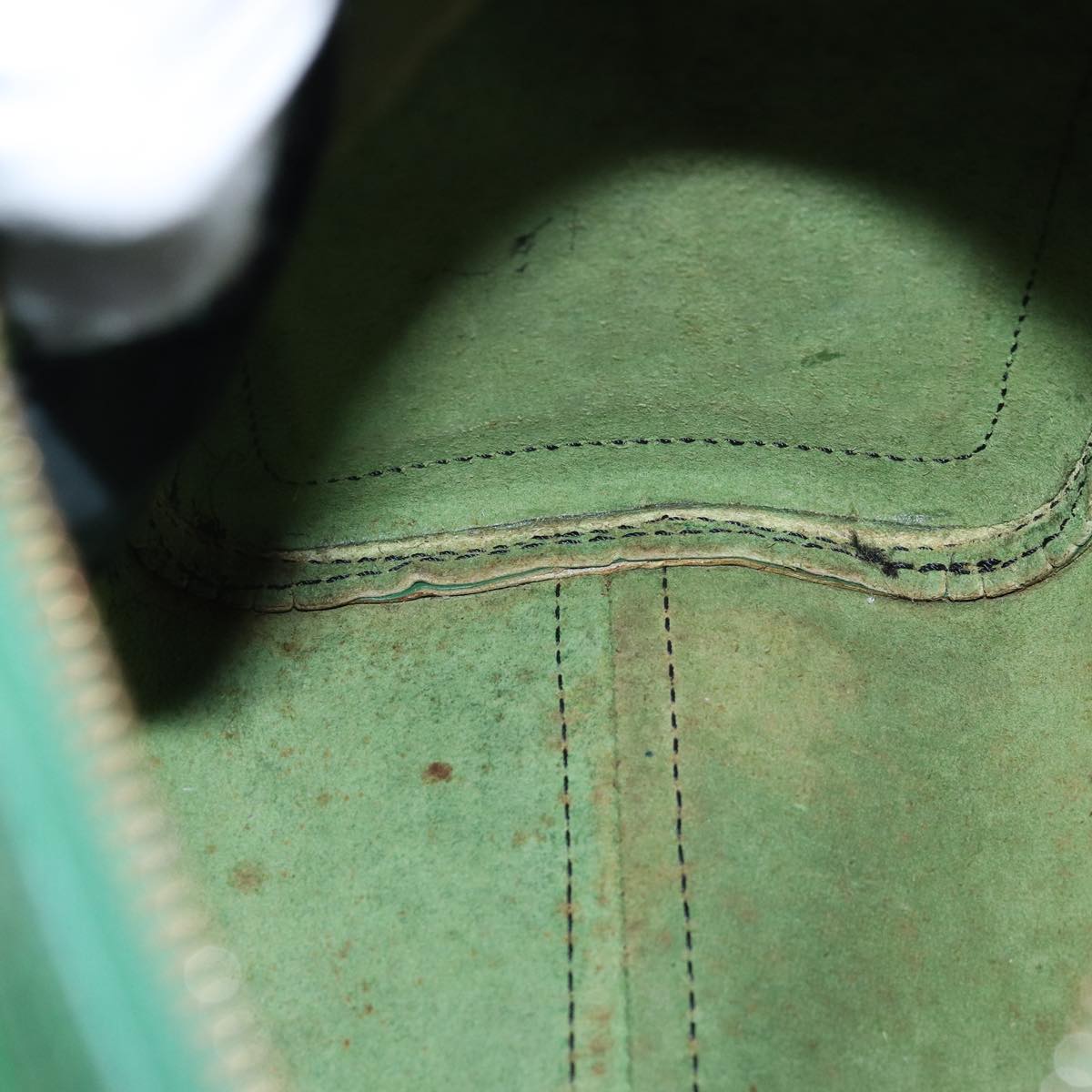 LOUIS VUITTON Epi Speedy 25 Hand Bag Borneo Green M43014 LV 71659