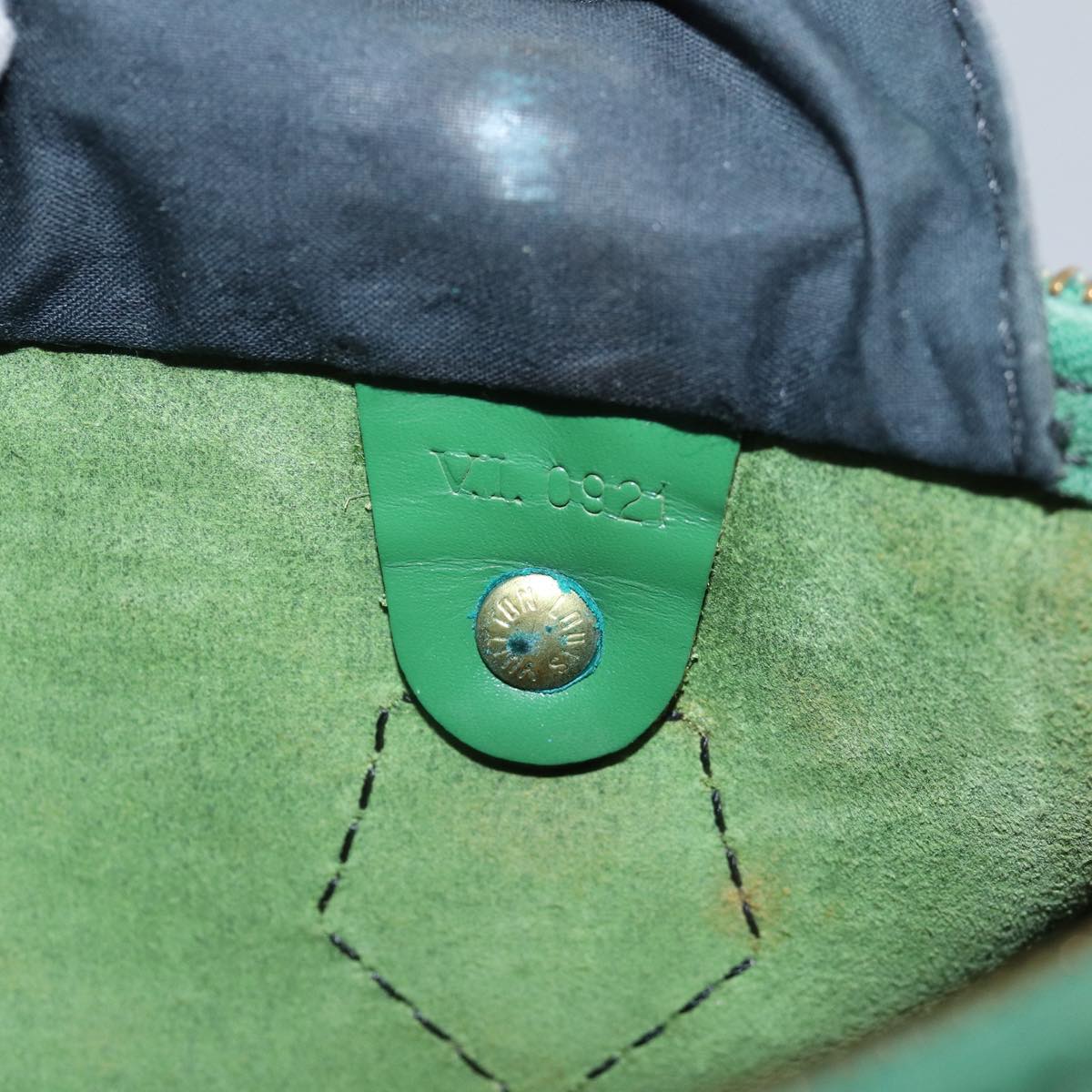 LOUIS VUITTON Epi Speedy 25 Hand Bag Borneo Green M43014 LV 71659