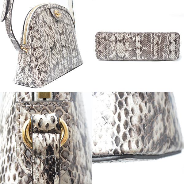 Luxury Gucci Trending 2025 Python Ophidia Shoulder Bag 499621