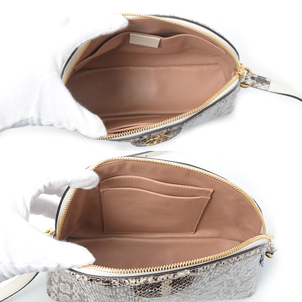 Luxury Gucci Trending 2025 Python Ophidia Shoulder Bag 499621