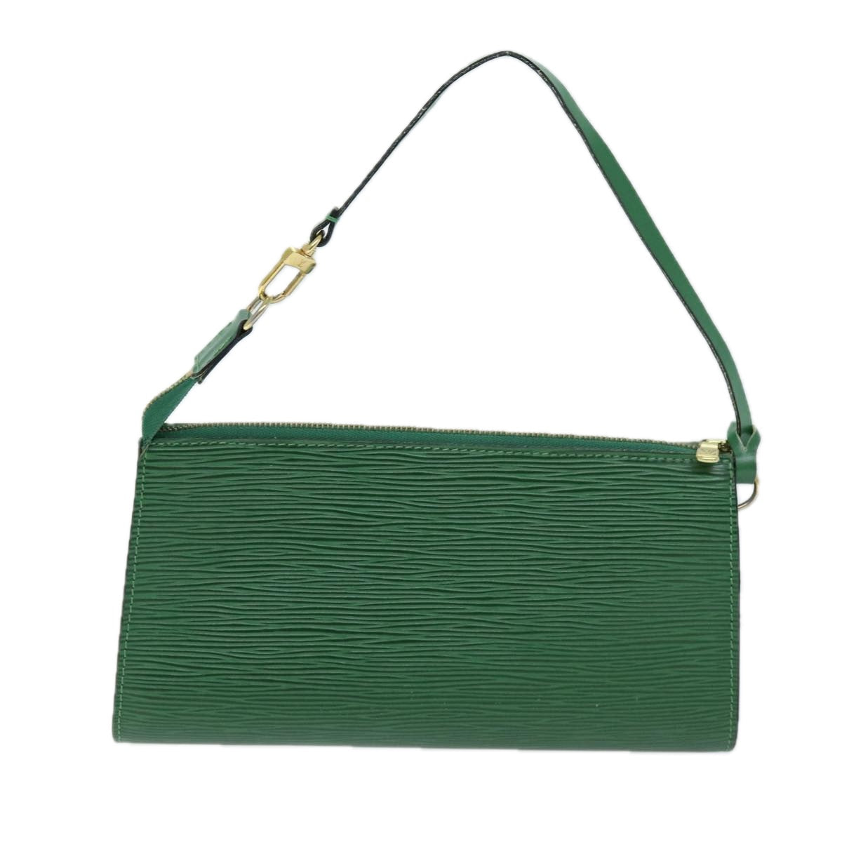 LOUIS VUITTON Epi Pochette Accessoires Pouch Green M52984 LV 71673