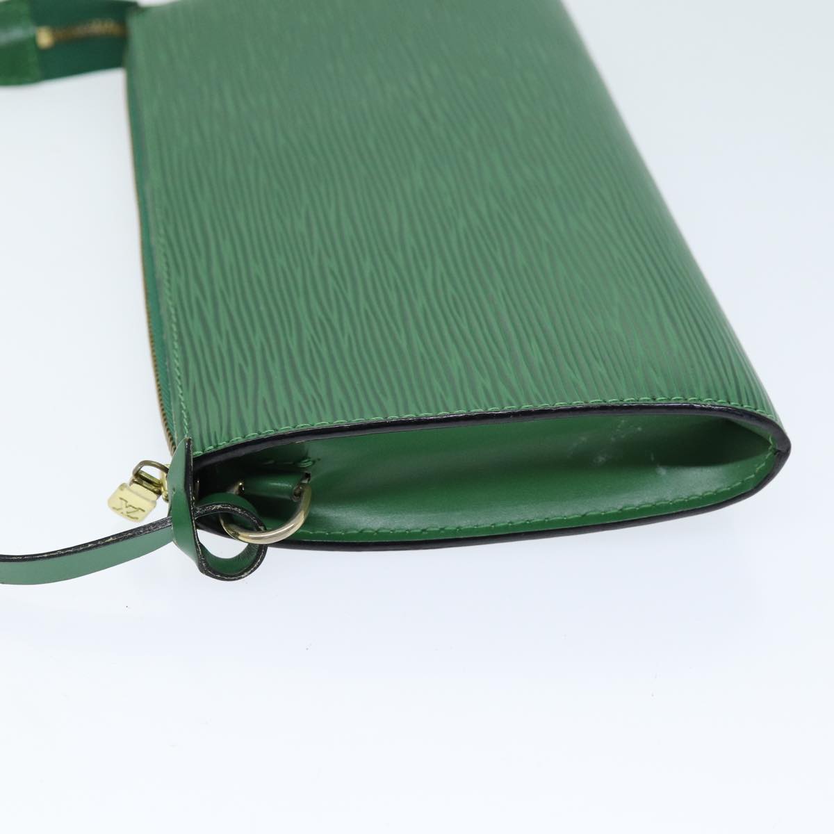 LOUIS VUITTON Epi Pochette Accessoires Pouch Green M52984 LV 71673