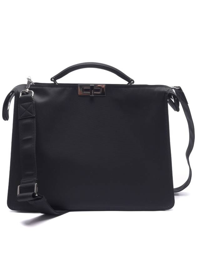 Luxury Fendi Peekaboo ISeeU Medium Tote Bag Black