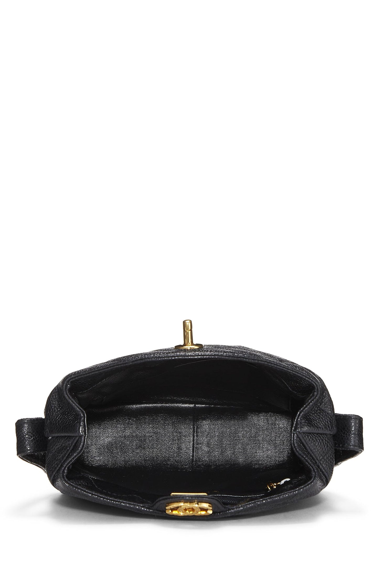 Chanel,  Black Caviar Shoulder Bag, Black