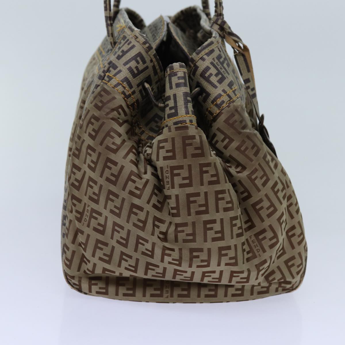 Luxury Fendi Zucchino Canvas Hand Bag Beige71826
