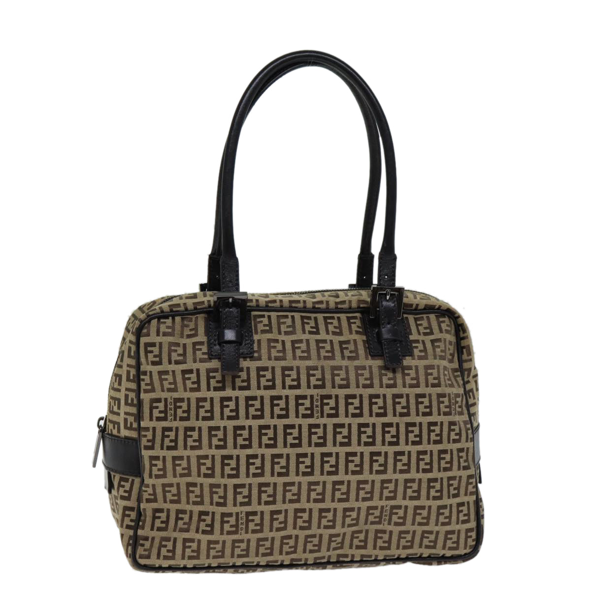 Luxury Fendi Zucchino Canvas Hand Bag Beige71830