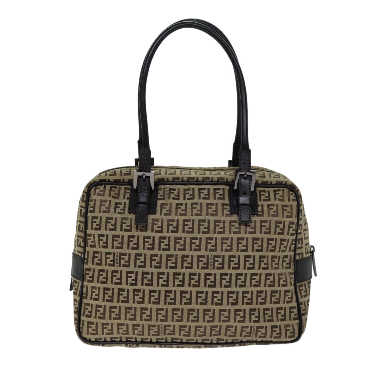 Luxury Fendi Zucchino Canvas Hand Bag Beige71830