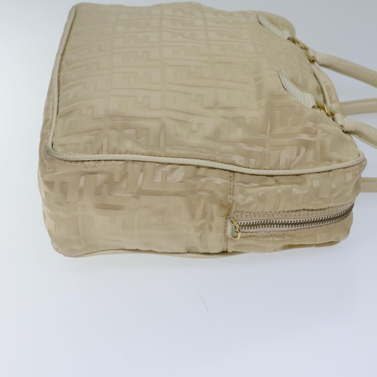 Luxury Fendi Zucca Canvas Hand Bag Nylon 2way Beige71835