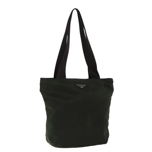 Luxury PradaTote Bag Nylon Khaki 71844