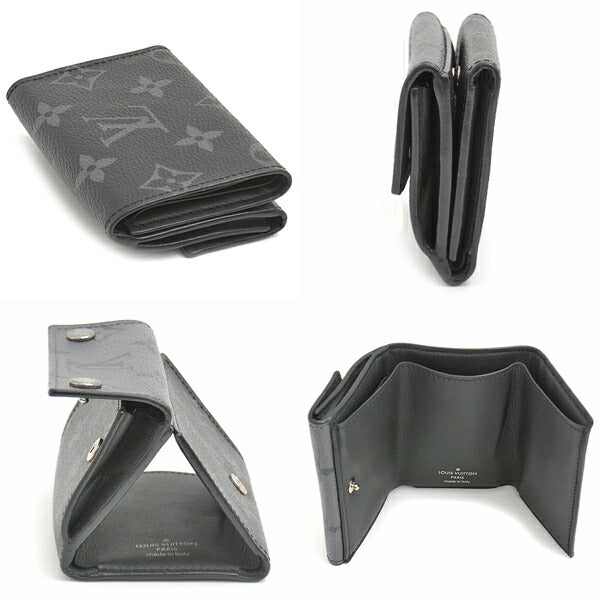 Louis Vuitton Monogram Eclipse Compact Wallet M45417