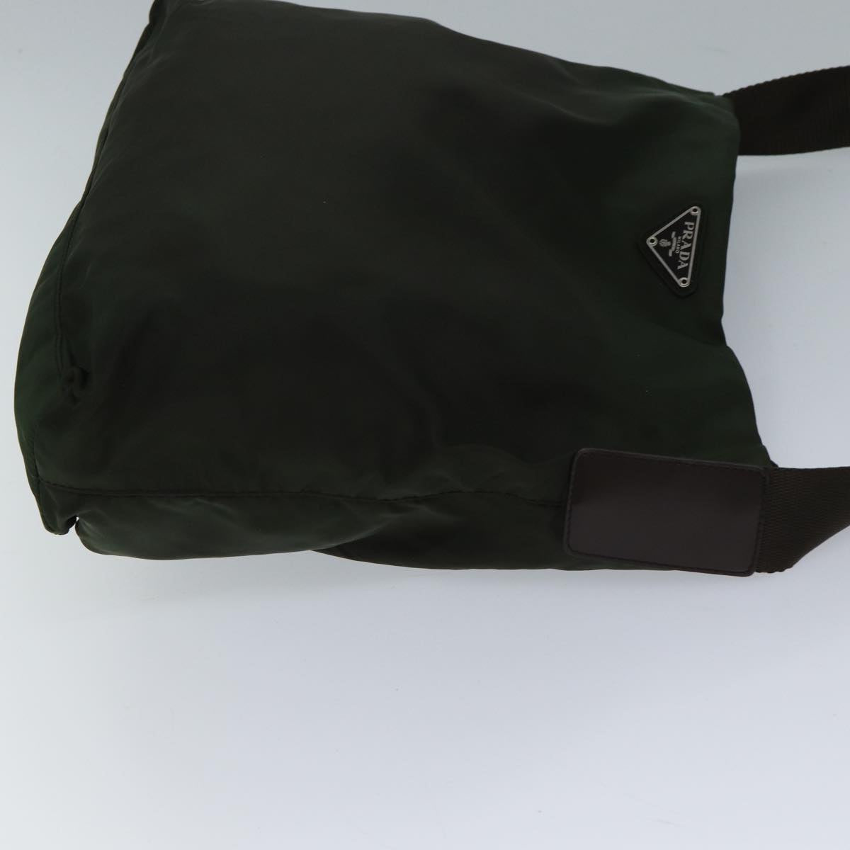 Luxury PradaShoulder Bag Nylon Khaki 71868