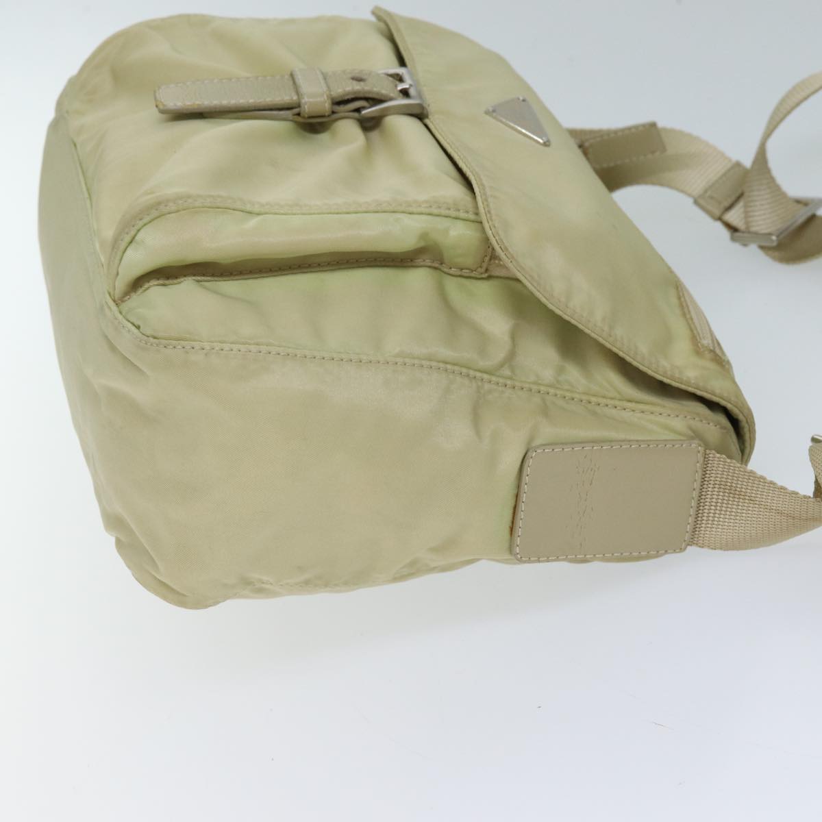 Luxury PradaShoulder Bag Nylon Beige 71909