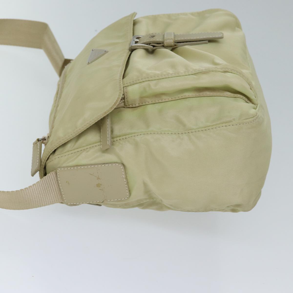 Luxury PradaShoulder Bag Nylon Beige 71909