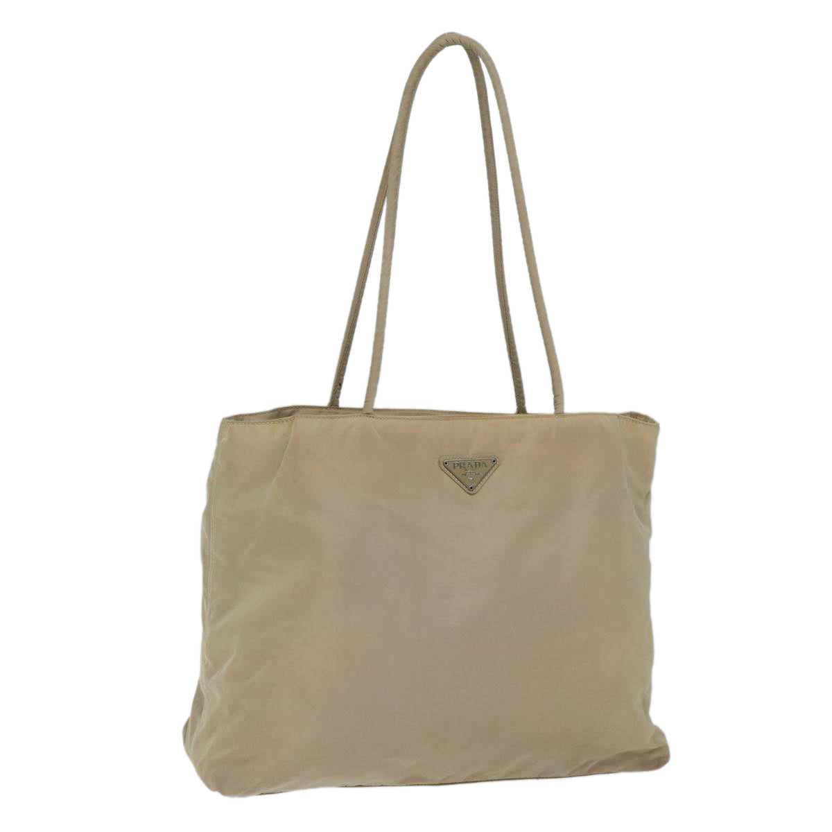 Luxury PradaTote Bag Nylon Beige 71910