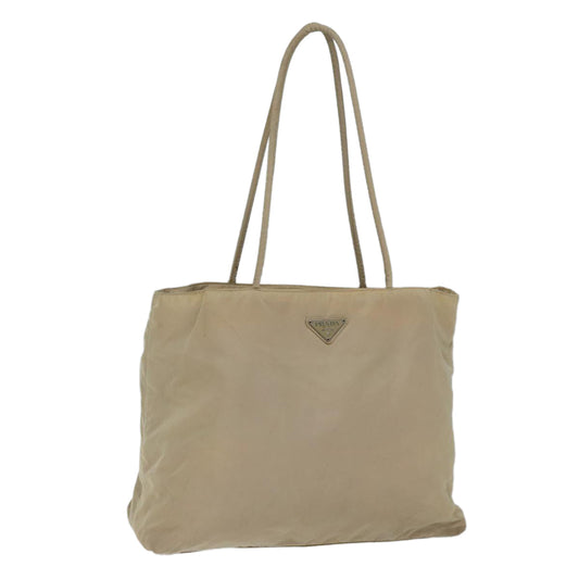 Luxury PradaTote Bag Nylon Beige 71910