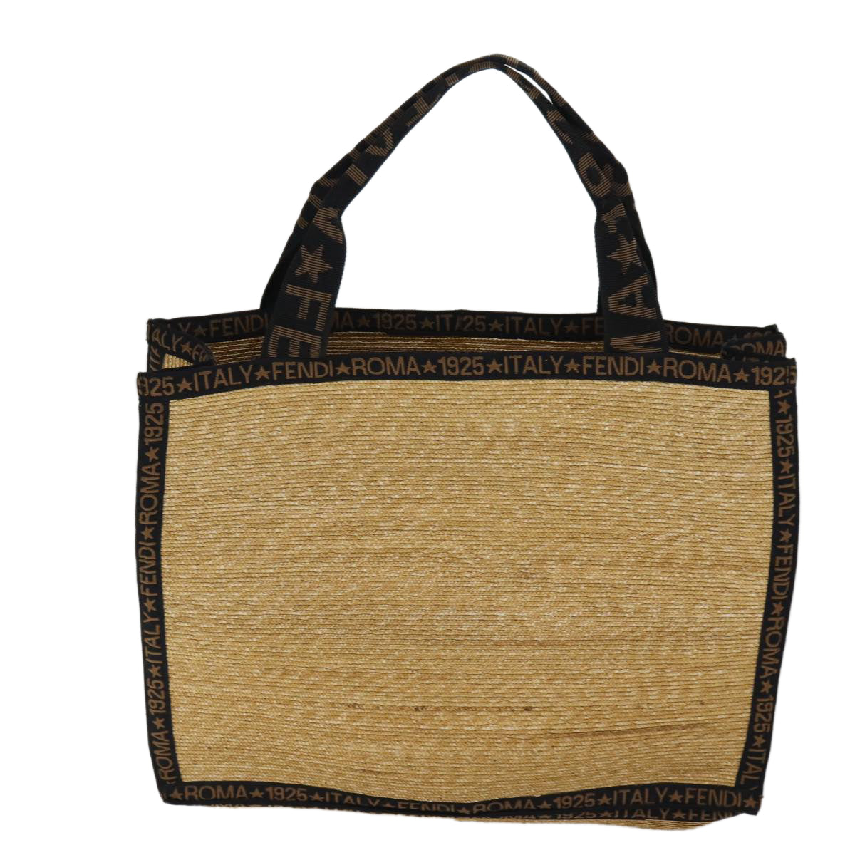 Luxury Fendi Tote Bag Raffia Beige71921