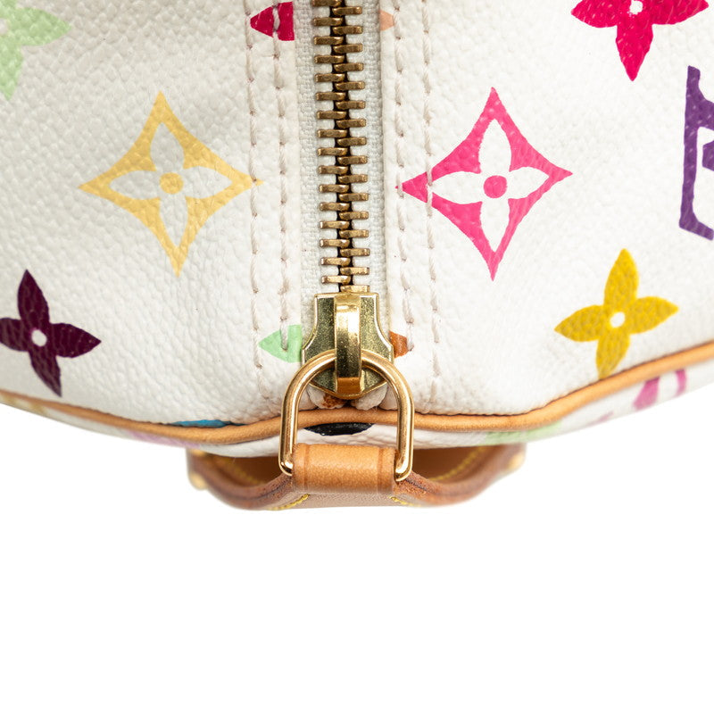 Louis Vuitton Multicolor Speedyy 30 Handbag Mini Boston Bag M92643 Bronze White PVC Leather  Louis Vuitton